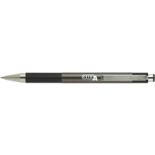 Zebra Golyóstoll, 0,24 mm, nyomógombos, antracit tolltest, ZEBRA "F301A", kék toll