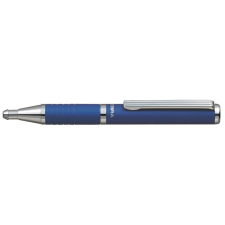 Zebra Golyóstoll, 0,24 mm, teleszkópos, metálkék tolltest, ZEBRA "SL-F1", kék toll