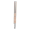 Zebra Golyóstoll, 0,24 mm, teleszkópos, rose gold színű tolltest, ZEBRA "SL-F1", kék
