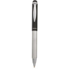 Zebra Golyóstoll, 0,24 mm, teleszkópos, rozsdamentes acél, grafitszürke tolltest, ZEBRA "Telescopic Metal Stylus", kék
