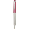  ZEBRA Golyóstoll, 0,24 mm, teleszkópos, rozsdamentes acél, pink tolltest, ZEBRA "Telescopic Metal Stylus", kék