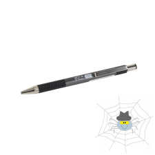 Zebra Golyóstoll 0,7mm metál antracit test, ZEBRA F301A kék toll