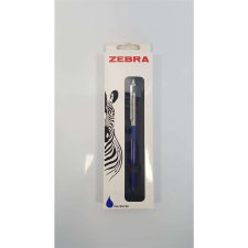 Zebra Golyóstoll nyomógombos 0,7mm, dobozban kék test, Zebra 901, írásszín kék toll