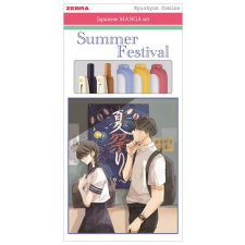 Zebra Írószer készlet, ZEBRA &quot;Manga Set, Summer Festival&quot;, 5 darabos toll