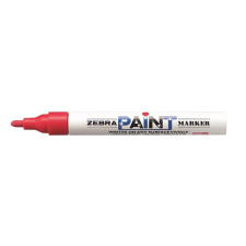 Zebra Lakkmarker, 3 mm, ZEBRA "Paint marker", piros filctoll, marker