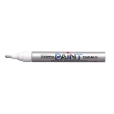 ZEBRA Lakkmarker, 3 mm, ZEBRA "Paint marker", ezüst filctoll, marker