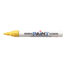 Zebra Lakkmarker, 3 mm, ZEBRA &quot;Paint marker&quot;, sárga filctoll, marker