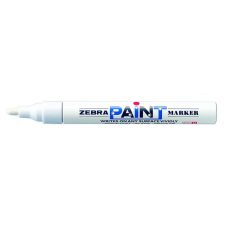 Zebra Lakkmarker olajbázisú ZEBRA fehér filctoll, marker
