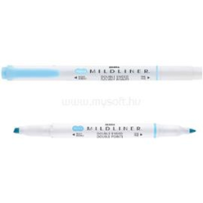 Zebra Mildliner Fluorescent kék kettős végű szövegkiemelő (ZEBRA_78120) filctoll, marker