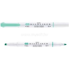Zebra Mildliner Fluorescent kékeszöld kettős végű szövegkiemelő (ZEBRA_78220) filctoll, marker