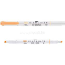 Zebra Mildliner Fluorescent narancssárga kettős végű szövegkiemelő (ZEBRA_78190) filctoll, marker