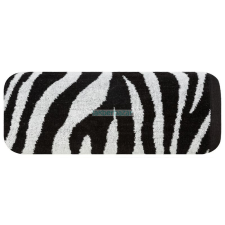  Zebra mintás jacquard törölköző Fehér/fekete 70x140 cm lakástextília