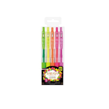 Zebra Sarasa Clip Neon Nyomógombos zseléstoll készlet - 0.33mm / Vegyes színek (5db) (69440) toll