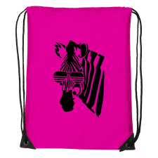  Zebra - Sport táska Magenta egyedi ajándék