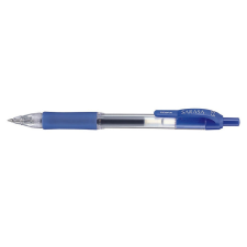 Zebra Zselés toll 0,5mm, kék test, Zebra Sarasa Retractable, írásszín kék toll
