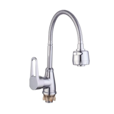  Zegor flexibilis mosogató csaptelep, króm (SOP4-E045) csaptelep
