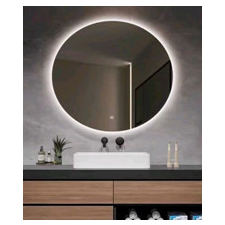 Zegor Pure extra 60 kerek tükör led világítással 60x60 cm fürdőszoba bútor