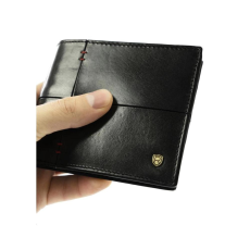 Zellia Férfi Bőr Pénztárca N993-Rvts-6712 Black+Red
