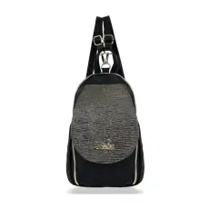  Zellia Női Hátizsák 25196 Fekete-Bronz – Groove –