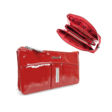 Zellia Női Pénztárca Hz-127 K892 - 2166 -Aurora Red - Piros Lakk pénztárca