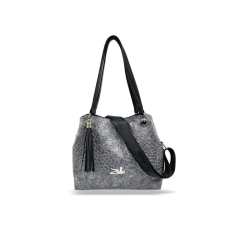 Zellia Női Válltáska 24015 Grafit - Strus -