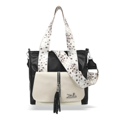  Zellia Női Válltáska 24067 – Next C. Peacock – Fekete-Beige