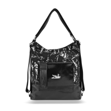  Zellia Női Válltáska/Hátizsáká Alakítható 19010 Fekete – Leaf – kézitáska és bőrönd