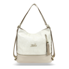  Zellia Női Válltáska/Hátizsáká Alakítható 24083 Beige-Arany – Pearl –