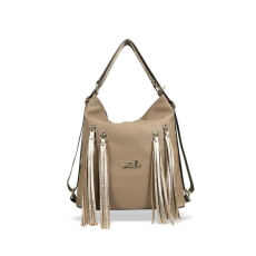 Zellia Női Válltáska/Hátizsáká Alakítható 24100 Taupe