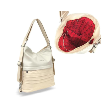 Zellia Női Válltáska/Hátizsáká Alakítható Hz-111 Beige-Arany - Y678 -