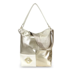  Zellia Női Válltáska Zlb111 Beige-Arany – Crown –