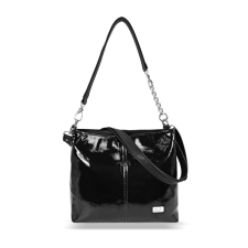 Zellia Zellia Női Válltáska Zvn25002 Fekete Lakk kézitáska és bőrönd