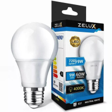  Zelux Led Globe A60 9W E27 4000K Gömb Izzó izzó
