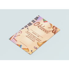  Zenei oklevél ajándéktárgy