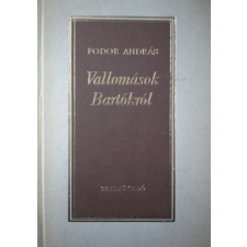 Zeneműkiadó Vallomások Bartókról - Fodor András antikvárium - használt könyv