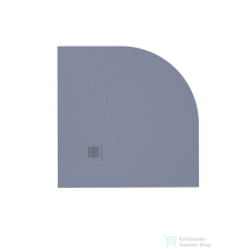 Zenon Angular Slate 90x90 cm-es negyedköríves zuhanytálca, Cobalt ANG90CO kád, zuhanykabin