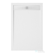 Zenon EVOLUTION SLATE 100x100 cm-es zuhanytálca palakő hatású felülettel, Nieve EVSL100100NI kád, zuhanykabin