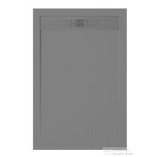 Zenon EVOLUTION SLATE 100x210 cm-es zuhanytálca palakő hatású felülettel, Cemento EVSL100210CE kád, zuhanykabin