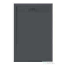 Zenon EVOLUTION SLATE 70x160 cm-es zuhanytálca palakő hatású felülettel, Antracita EVSL70160AN kád, zuhanykabin