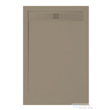 Zenon EVOLUTION SLATE 80x140 cm-es zuhanytálca palakő hatású felülettel, Cream EVSL80140CR kád, zuhanykabin