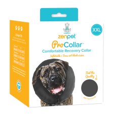 ZenPet Progallér  XXL kutya macska védő gallér helyreállító gallér egészség helyreállító kúpok kutyafelszerelés