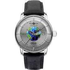 Zeppelin 8468-1 Atlatnic Automatic Mens Watch GMT 43mm 5ATM, karóra