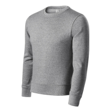  Zero felső unisex sötétszürke melírozott 2XL férfi pulóver, kardigán