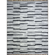  Zeugma - Modern Csíkos Szőnyeg - Szürke - 200x290 cm lakástextília
