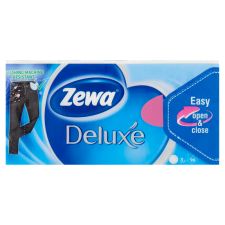 ZEWA Deluxe 3 rétegű illatmentes papírzsebkendő, 90 db higiéniai papíráru