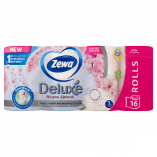 Zewa Deluxe Blossom Moments toalettpapír 3 rétegű 16 tekercs higiéniai papíráru