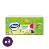 ZEWA Deluxe Camomile Comfort 3 rétegű papírzsebkendő (3x90 db)