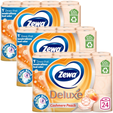ZEWA Deluxe Cashmere Peach 3 rétegű Toalettpapír 3x24 tekercs higiéniai papíráru