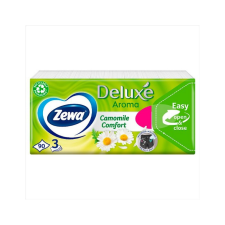 ZEWA Deluxe papírzsebkendő 3 rétegű Camomille - 90db higiéniai papíráru