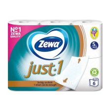 ZEWA Just1 5 rétegű Toalettpapír 6 tekercs higiéniai papíráru